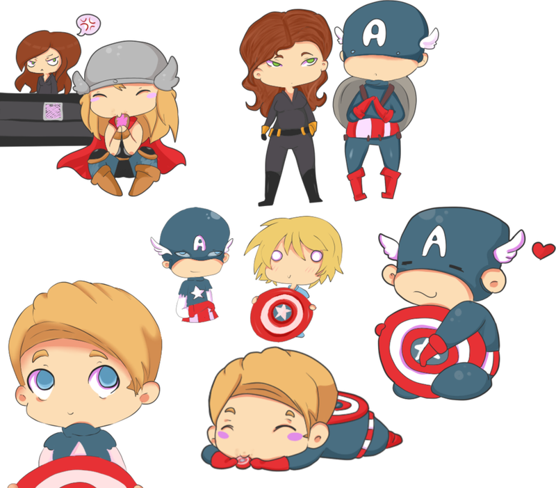 Illustration for article titled Mighty Cute Avengers: The Most Adorable Avengers Fan Art Ever!